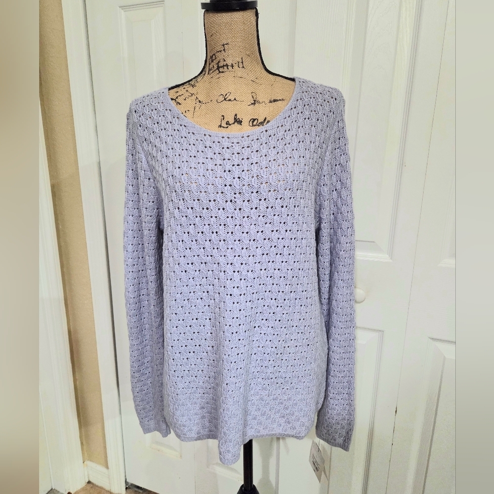 Liz Claiborne Women's New Lavender Knit Sweater